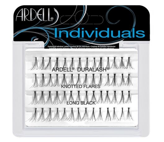 Ardell Duralash Individuals Knotted Flare Long Black False Lashes