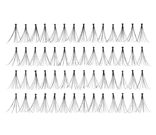 Ardell Duralash Individuals Knotted Flare Long Black False Lashes — 2