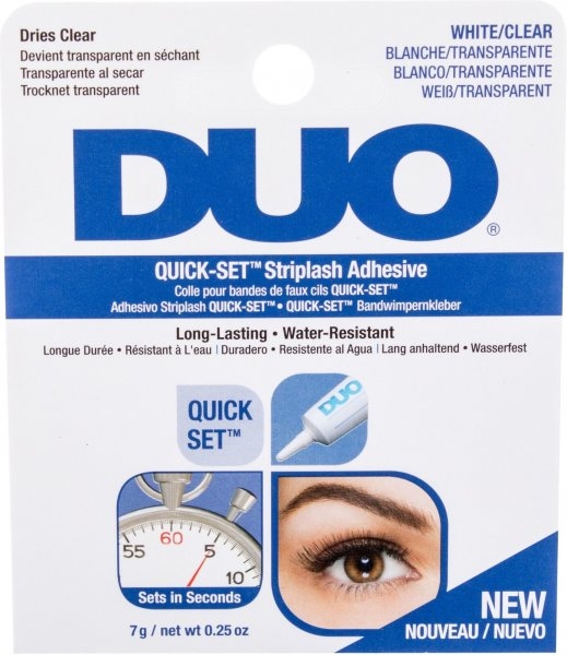 False Eyelash Glue - Clear Ardell DUO Quick Set Clear Striplash Adhesive 7g