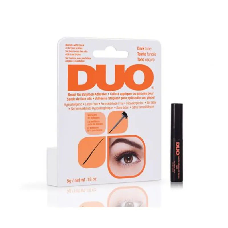 False eyelash glue - black Ardell DUO Brush On Striplash Adhesive Black 5g