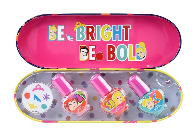 Children’s nail polish set in a metal tin Markwins Disney Princess 1580150 — 2