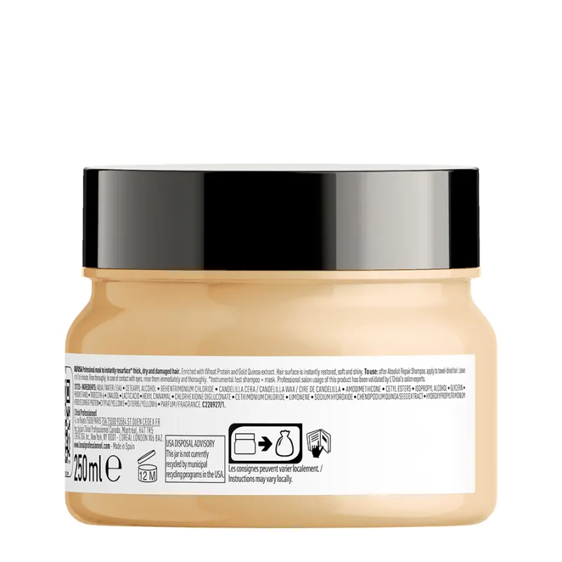 Mаска за изтощена коса Loreal Professionnel Serie Expert Absolut Repair Mask 250ml — снимка 4
