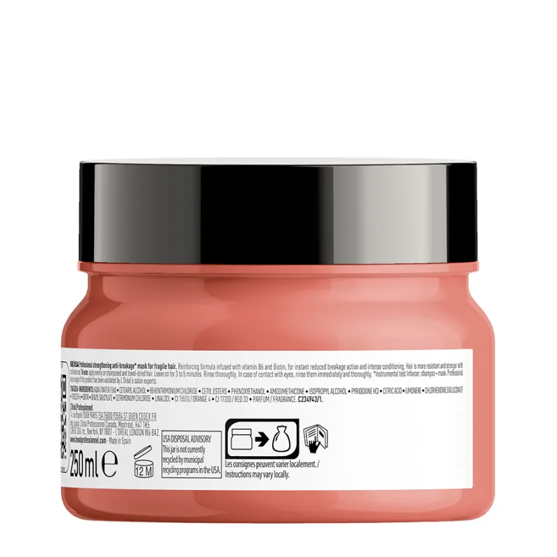 Подсилваща маска против накъсване Loreal Professionnel Serie Expert Inforcer Mask 250ml — снимка 2