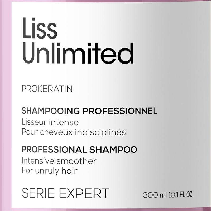 Шампоан за интензивно изглаждане на непокорна коса Loreal Professionnel Serie Expert Liss Unlimited Shampoo 300ml — снимка 3