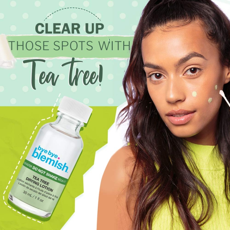 Лосион за локално изсушаване на пъпки с Чаено дърво Bye Bye Blemish Tea Tree Drying Lotion 29.5ml — снимка 5