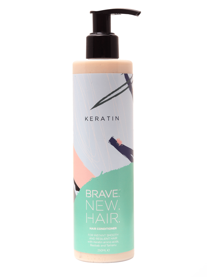 BRAVE.NEW.HAIR Keratin Lightweight Conditioner for Unruly, Dry Hair 250ml
