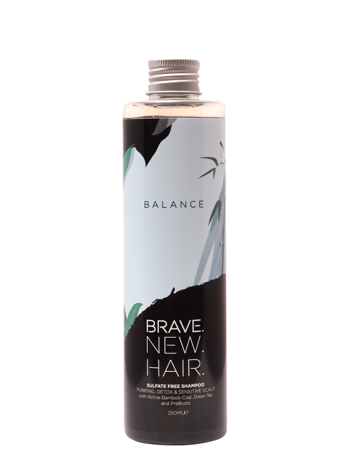 BRAVE.NEW.HAIR Balance Detox Sulfate-Free Shampoo for Oily, Sensitive Scalp 250ml