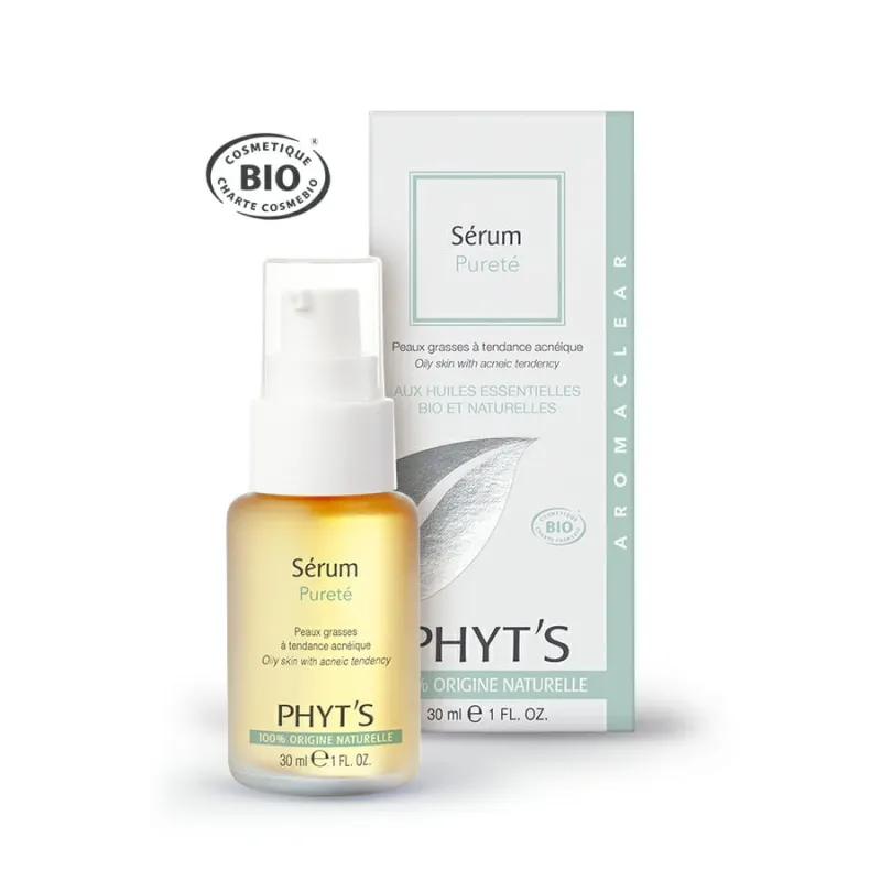 Почистващ и изглаждащ серум за мазна и склонна към акне кожа Phyt's Sérum Pureté 30ml — 2