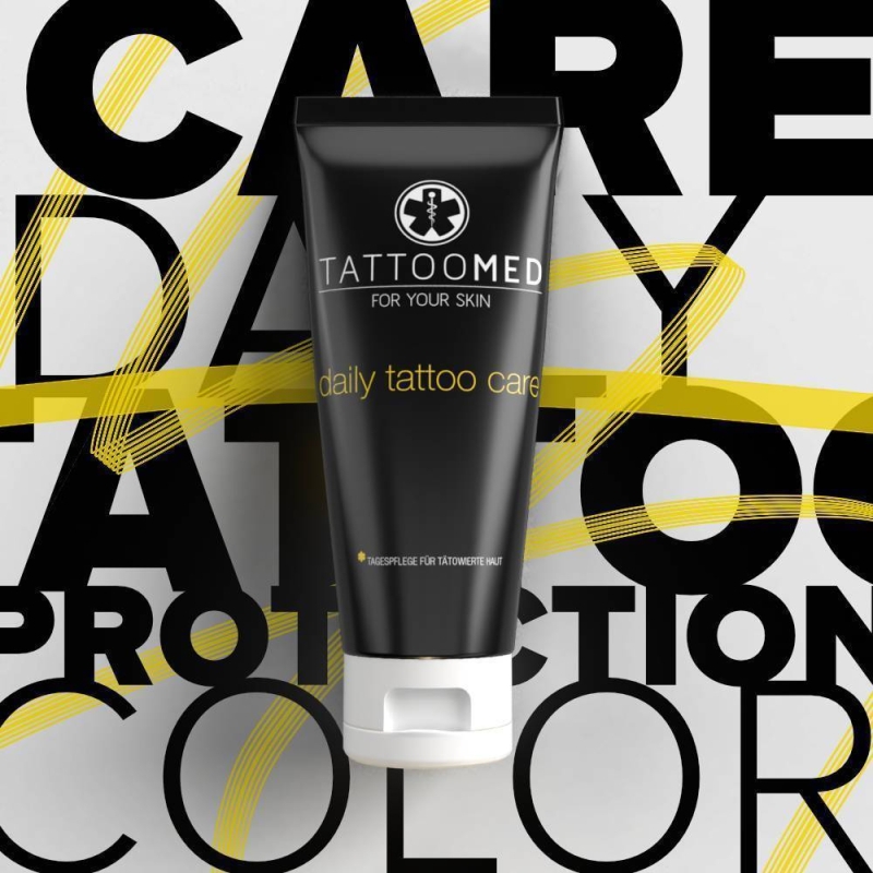 Ежедневна грижа за татуировки със слънцезащита TattooMed Daily Tattoo Care 100ml — снимка 2