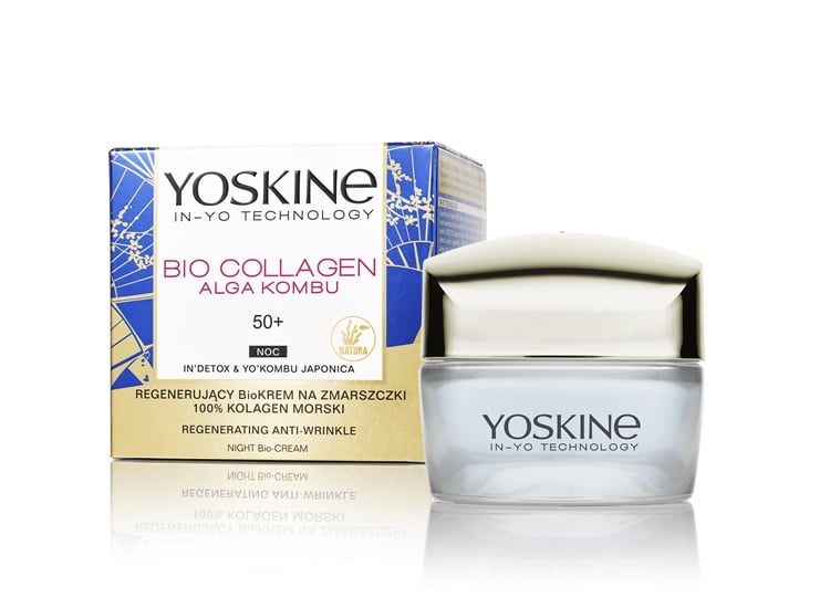 Yoskine Bio Collagen Regenerating Anti-Wrinkle Night Bio-Cream 50+ 50ml