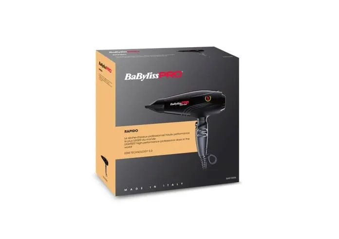 Сешоар BabyLiss Pro Rapido Ultra Light Hair Dryer 2200W (РАЗЛИЧНИ ЦВЕТОВЕ) — снимка 5