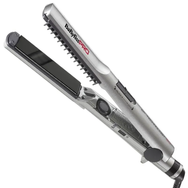 Преса с вграден подвижен гребен BabyLiss Pro Ep Technology 25mm Hair Straightener BAB2670EPE