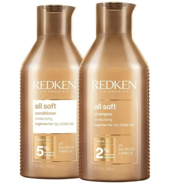 Redken All Soft Dry Hair Moisturizing Duo Shampoo + Conditioner