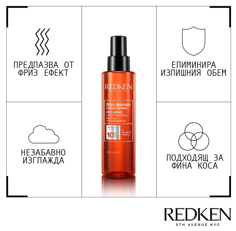 Redken Frizz Dismiss Anti-Static Oil Mist 125ml — 5