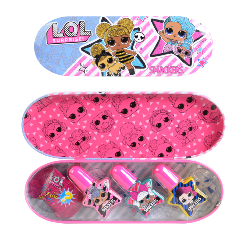 Children’s nail polish set in a metal tin Markwins LOL Surprise! Smacker 482223