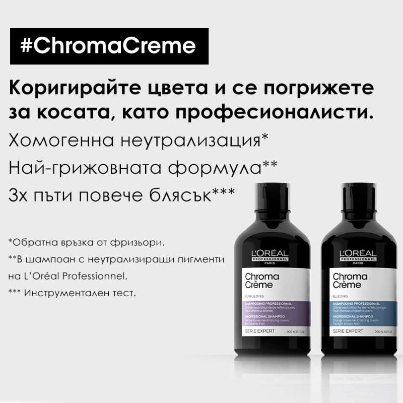 Loreal Professionnel Chroma Crème Blue Shampoo 300ml — 4