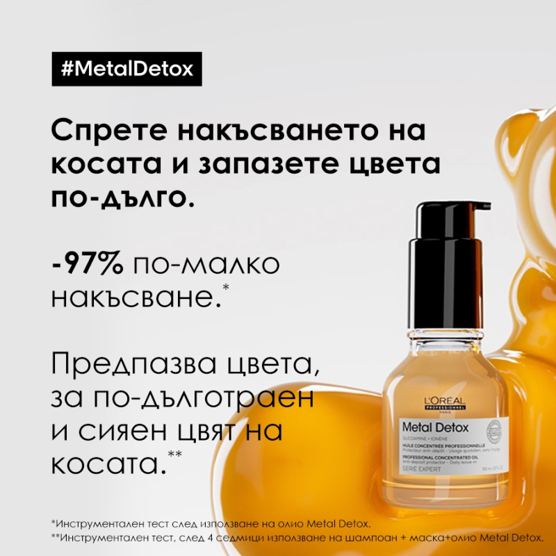 Loreal Professionnel Serie Expert Metal Detox Professional Concentrated Oil 50ml — 2