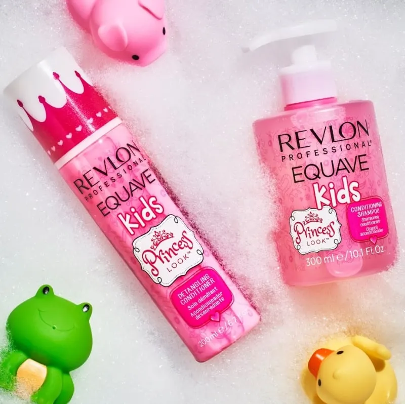 Детски сет за лесно разресване Revlon Professional Equave Kids Princess Look Conditionig Shampoo 300ml + Conditioner 200ml —