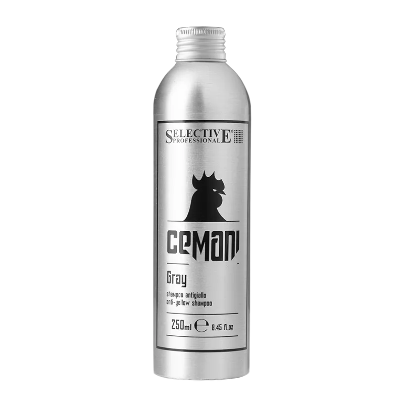 Анти-жълт шампоан за мъже Selective Cemani Grey Shampoo 250ml