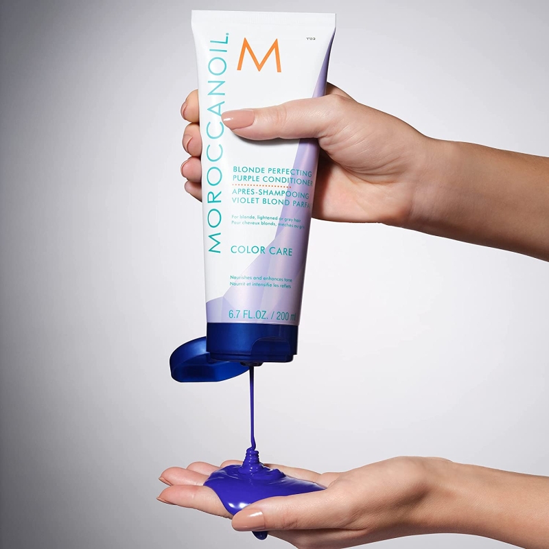 Moroccanoil Blonde Perfecting Purple Conditioner 200ml — 2