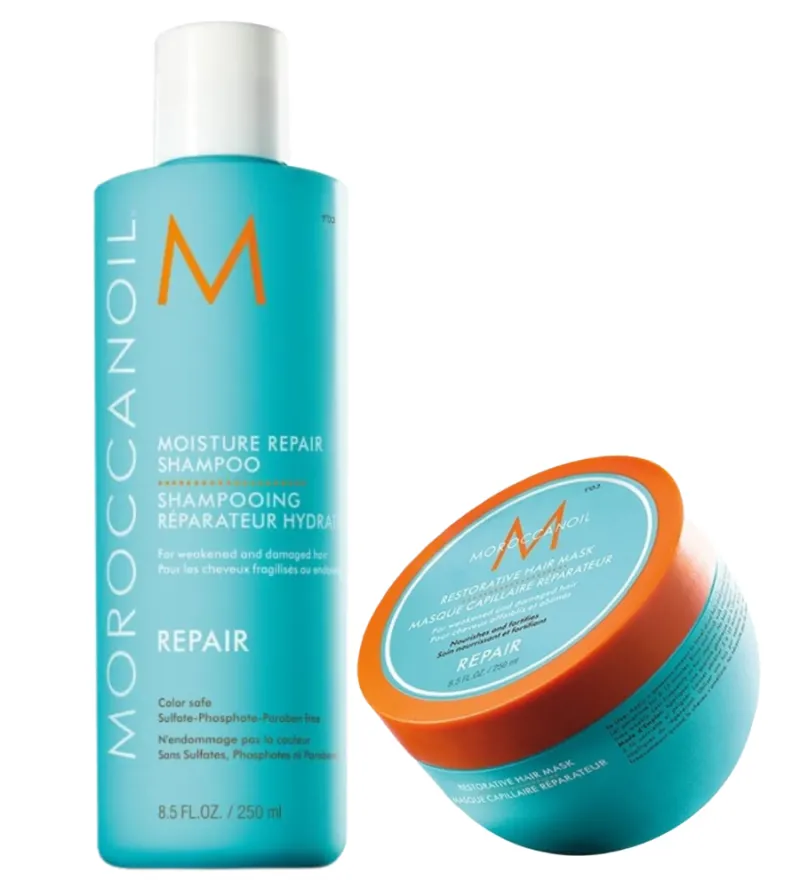 Moroccanoil Moisture Repair Routine Shampoo + Mask
