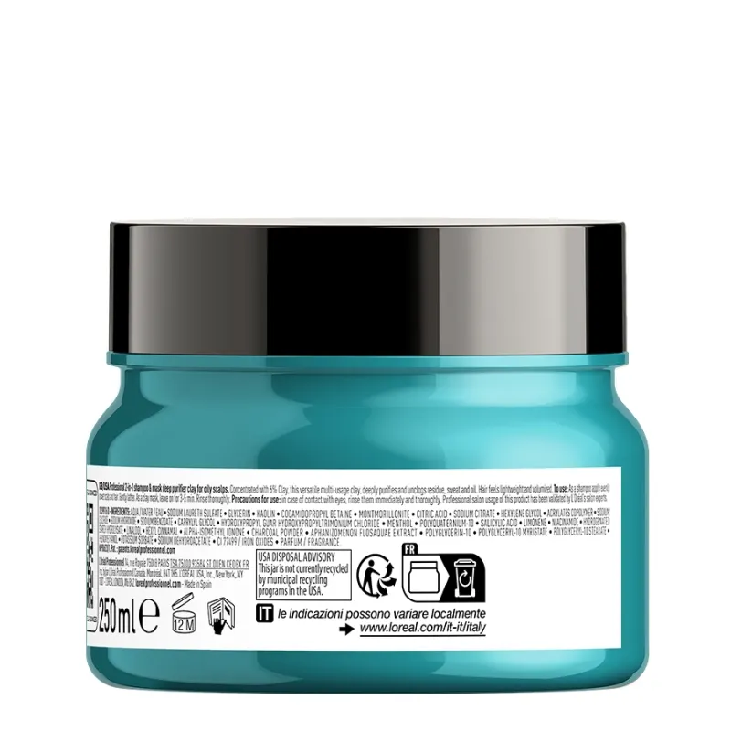 Грижа 2 в 1 шампоан и маска за скалп, склонен към омазняване Loreal Professionnel Serie Expert Scalp Advanced Anti-Oiliness 2