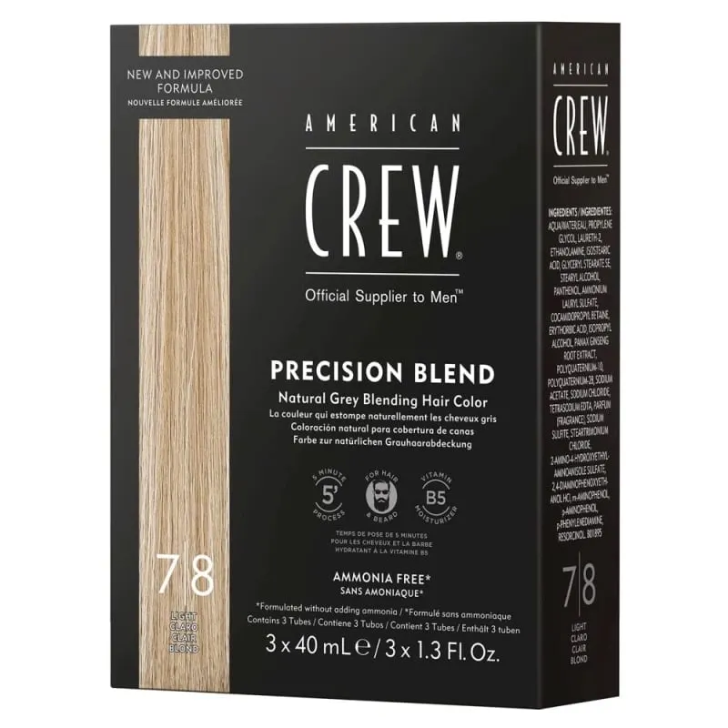 Боя за мъже American Crew Precision Blend 3X40ml — снимка 4