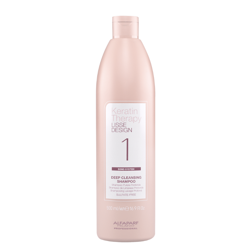 Дълбоко почистващ шампоан Alfaparf Keratin Therapy Lisse Design Deep Cleasing Shampoo 500ml