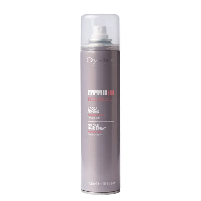 Лак за коса със средно силна фиксация без газ еко Oyster Professional Eco Fixi Gas - Free 300ml