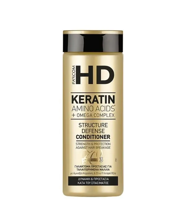 Farcom HD Keratin Amino Acids + Omega Complex Structure Defense Conditioner 330ml
