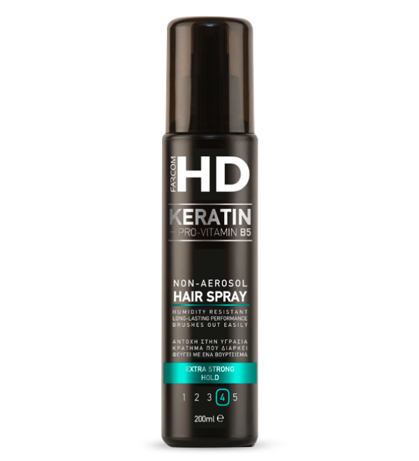 Farcom HD Keratin Non Aerosol Hairspray Strong Hold 200ml