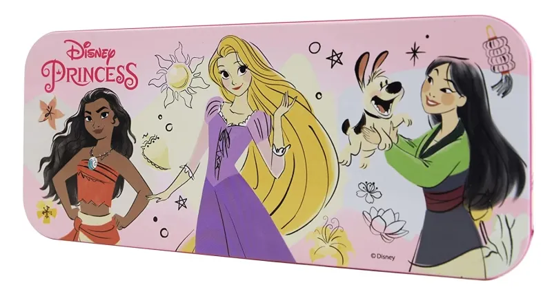 Детски комплект за лице и устни в метална кутия Markwins Disney Princess Set 1580344 — 2