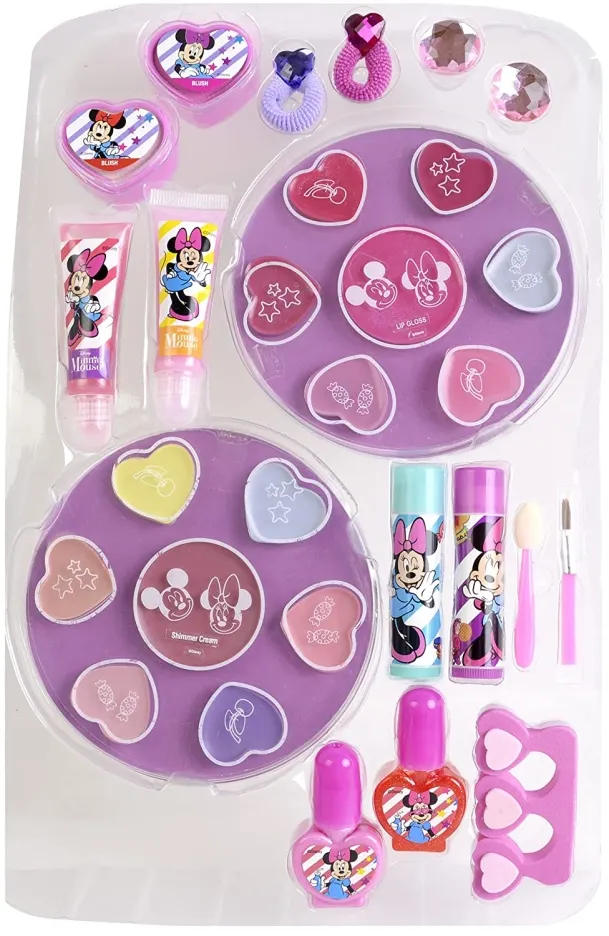 Children’s make-up set with bag Markwins Minnie Mouse Beauty Backpack 1580390 — 2