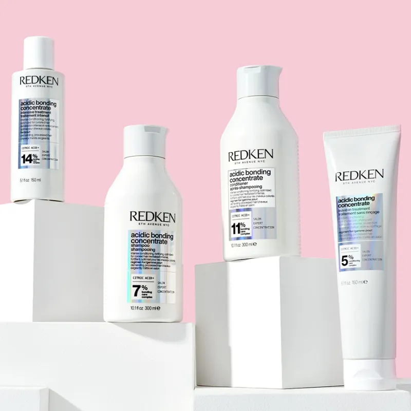 Терапия за възстановяване преди шампоан за увредена коса Redken Acidic Bonding Concentrate Intensive Treatment Damaged Hair 150ml — 12