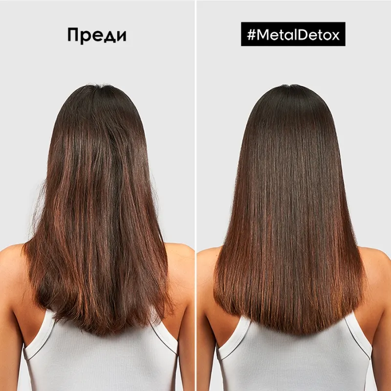 Концентриран крем за коса с топлинна и UV защита Loreal Professionnel Serie Expert Metal Detox Professional High Protective C