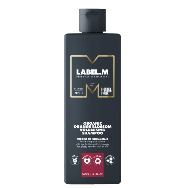 Label.m Organic Orange Blossom Volumising Shampoo 300ml