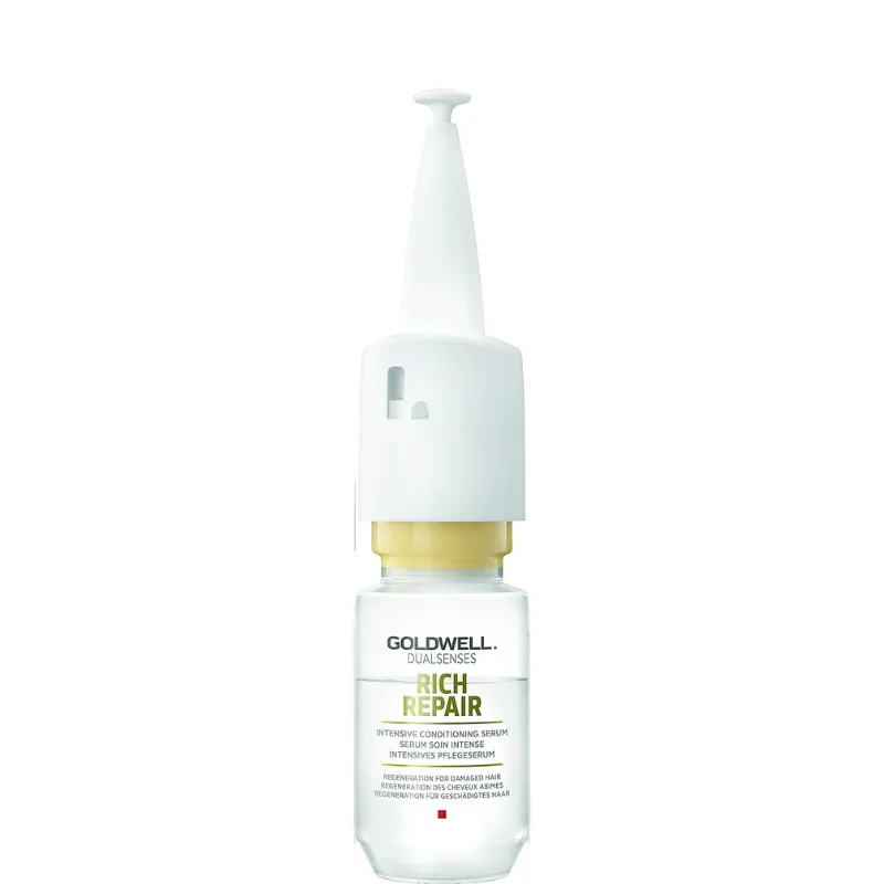 Възстановяващи ампули за суха и изтощена коса Goldwell Dualsenses Rich Repair Intensiv Serum 12X18ml