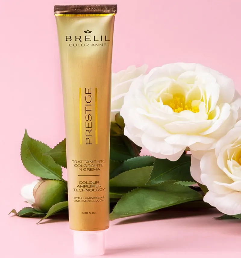 Brelil Professional Prestige Премиум боя за коса с ултра покривност и блясък 100ml — снимка 5