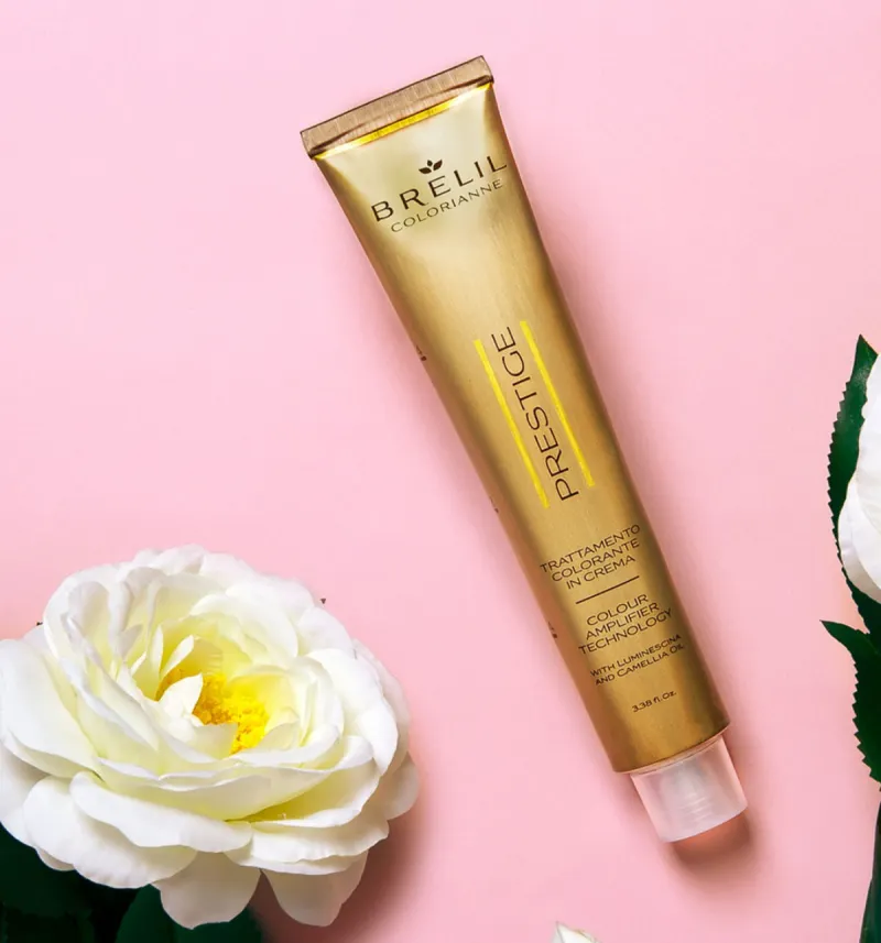 Brelil Professional Prestige Премиум боя за коса с ултра покривност и блясък 100ml — снимка 6