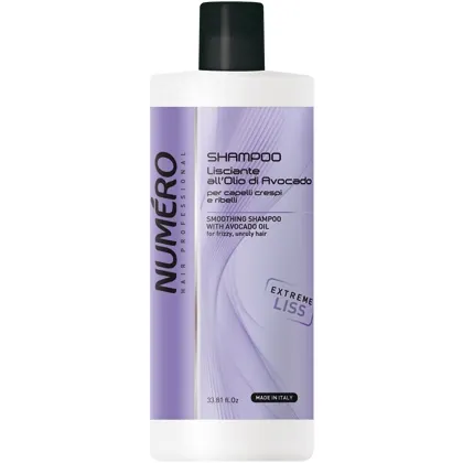 Изглаждащ шампоан за коса с анти-фриз ефект Brelil Numero Smoothing Shampoo with Avocado Oil for frizzy, unruly Hair — 2