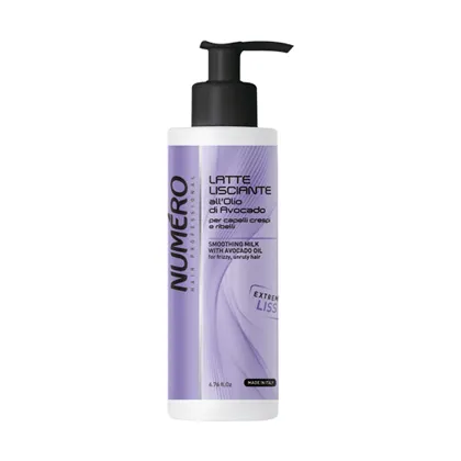 Brelil Numero Smoothing Shampoo with Avocado Oil for frizzy, unruly Hair 200ml