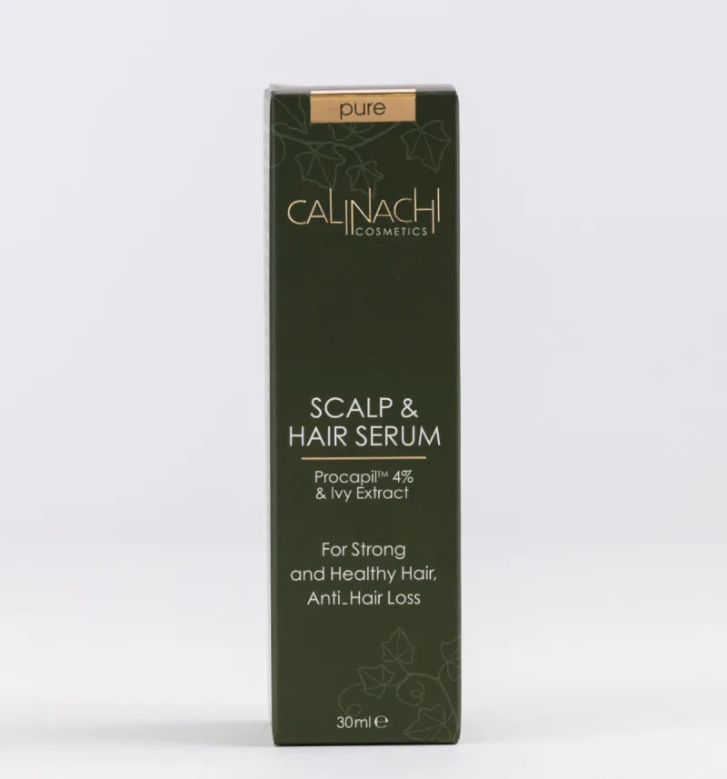Серум против косопад с 4% Procapil и Бръшлян Calinachi Scalp & Hair Serum Procapil 4% + Ivy 300ml — снимка 2