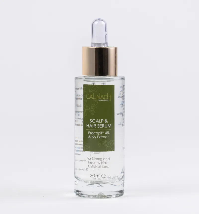 Серум против косопад с 4% Procapil и Бръшлян Calinachi Scalp & Hair Serum Procapil 4% + Ivy 300ml — снимка 3