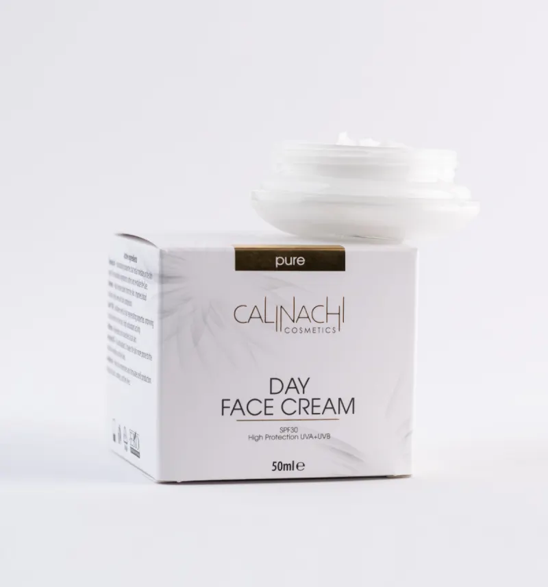 Дневен крем за лице, шия и деколте с SPF 30 Calinachi Day Face Cream 50ml — снимка 5