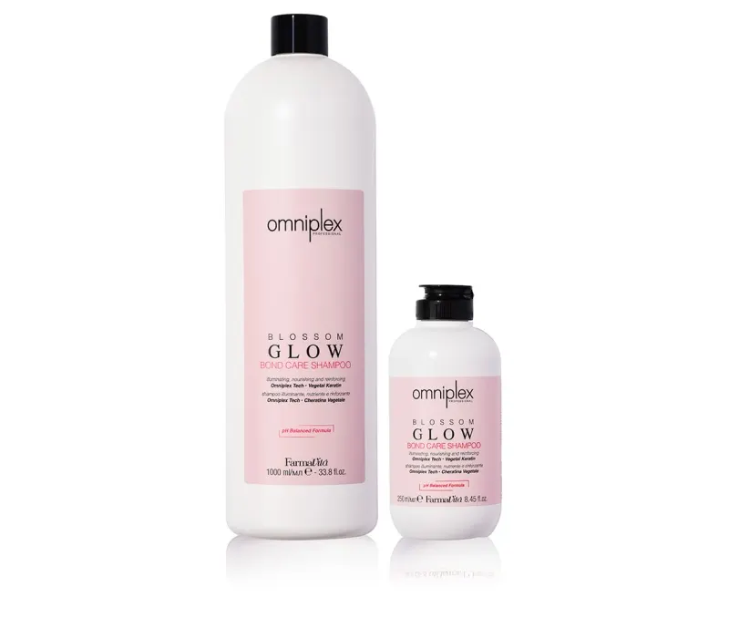 Шампоан за боядисана и увредена коса Farmavita Omniplex Blossom Glow Bond Care Shampoo — 2