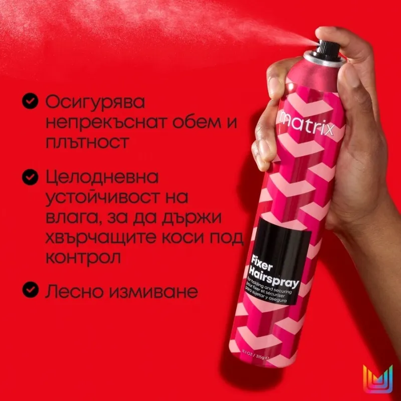 Matrix Style Link Style Fixer Finishing Hairspray 400ml — 5