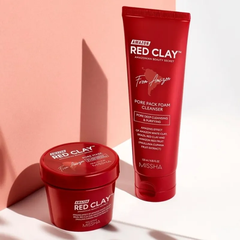 Missha Amazon Red Clay Pore Mask 110ml — 2