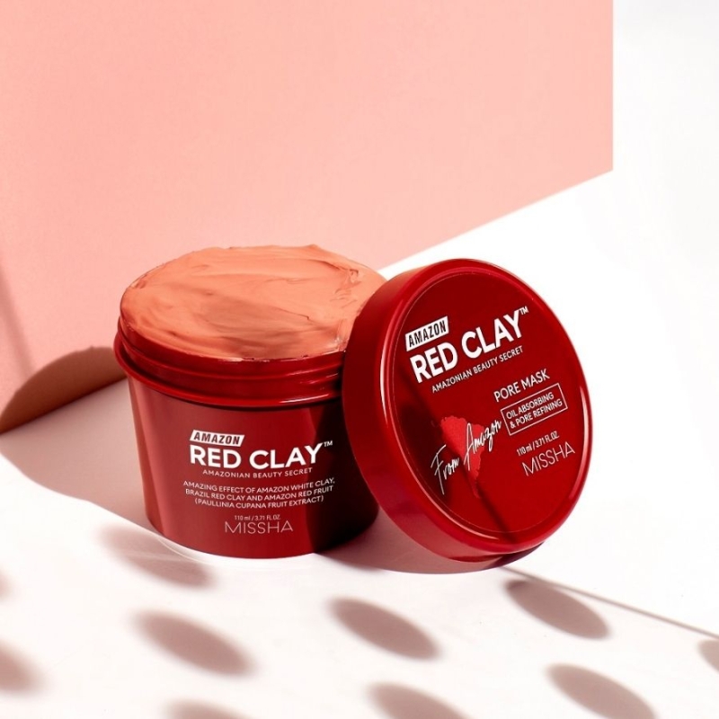 Missha Amazon Red Clay Pore Mask 110ml — 3