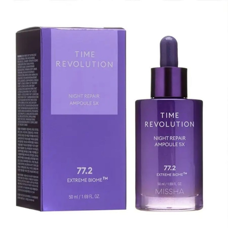 Missha Time Revolution Night Repair Ampoule 5X 50ml — 3