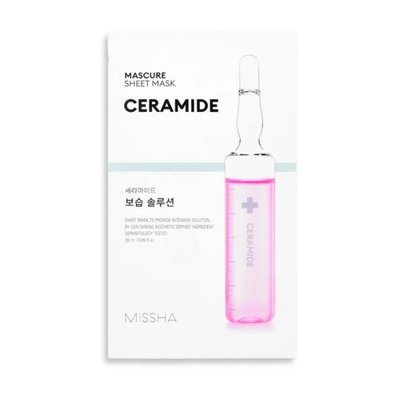 Missha Mascure Calming Solution Sheet Mask Ceramides